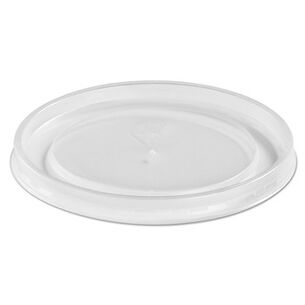 CUPS AND LIDS | Chinet 16 oz. - 32 oz. Plastic High Heat Vented Lid - White (50/Bag, 10/Bags Carton)