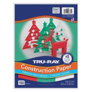 PRODUCTS | Pacon Tru-Ray 9 x 12 70 lb. Text Weight Construction Paper - Assorted Holiday Colors (150/Pack)