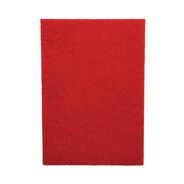 CLEANING CLOTHS | Boardwalk 28 in. x 14 in. Buffing Floor Pads - Red (10/Carton)