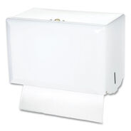 PAPER TOWELS AND NAPKINS | San Jamar 10.75 in. x 6 in. x 7.5 in. Singlefold Paper Towel Dispenser - White