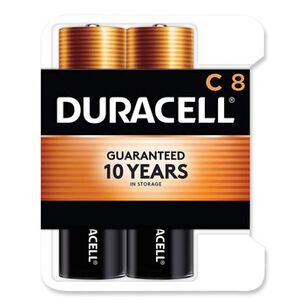 OFFICE ELECTRONICS AND BATTERIES | Duracell CopperTop Alkaline C Batteries (8/Pack)