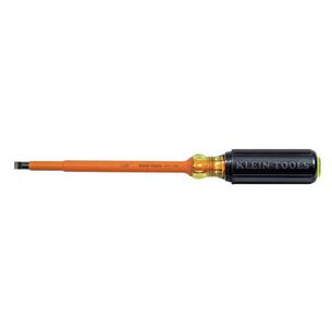 SCREWDRIVERS | Klein Tools 602-7-INS 5/16 in. Cabinet Tip 7 in. Shank Insulated Flathead Screwdriver
