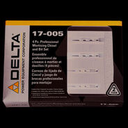 DRILL ACCESSORIES | Delta 4-Piece Professional Mortising Chisel and Bit Set