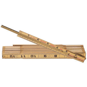 RULERS AND YARDSTICKS | Klein Tools Wood Folding Rule with Extension