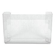 CLEANING AND SANITATION | San Jamar 18 x 3.75 x 10 3 Box Steel White Enamel Disposable Glove Dispenser - Clear