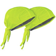 COOLING GEAR | Klein Tools 2-Piece Cooling Do Rag Set - Universal Size, High-Visibility Yellow