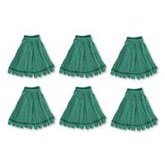 CLEANING AND SANITATION | Rubbermaid Commercial 5 in. Green Headband Microfiber Tube Mop - Medium Green (6/Carton)