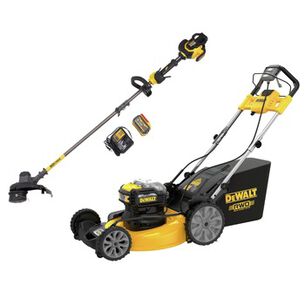 PRODUCTS | Dewalt 2X 20V MAX XR Brushless Self-Propelled 21-1/2 in. Cordless Mower Kit (10 Ah) and 60V MAX FLEXVOLT Brushless Cordless String Trimmer Kit (3 Ah) Bundle