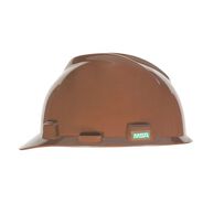 PRODUCTS | MSA V-Gard Slotted Cap with Staz-On Suspension - Brown