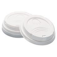 FOOD SERVICE | Dixie 8 oz. Dome Hot Drink Lids - White (1000/Carton)
