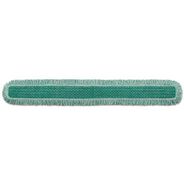 FACILITY MAINTENANCE SUPPLIES | Rubbermaid Commercial HYGEN Microfiber Cut-End 60 in. HYGEN Dust Mop Heads With Fringe - Green