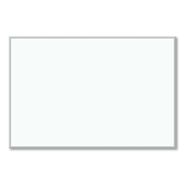 CLEANING AND SANITATION | U Brands 033U00-01 72 in. x 48 in. (Actual Size: 70 in. x 47 in.) Melamine Dry Erase Board - White Surface, Satin Aluminum Frame