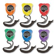 PRODUCTS | Champion Sports Accurate to 1/100 Second Water-Resistant Stopwatch - Assorted Colors (6/Box)