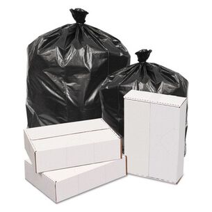  | GEN 100/Carton 60 Gallon 38 in. x 58 in. Waste Can Liners - Black