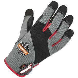  | Ergodyne 1 Pair ProFlex 710CR Heavy-Duty Cut Resistant Gloves - Medium, Gray