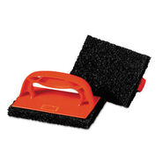 CLEANING CLOTHS | Scotch-Brite PROFESSIONAL 9537 Scotchbrick 4 in. x 6 in. x 3 in. Griddle Scrubber - Red/Black (12/Carton)