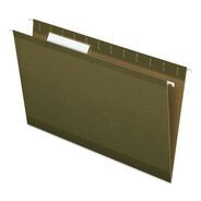 PRODUCTS | Pendaflex 1/3-Cut Tabs Legal Size Reinforced Hanging File Folders with Printable Tab Inserts - Standard Green (25/Box)