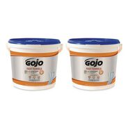 CLEANING AND SANITATION | GOJO Industries 6299-02 FAST TOWELS 9 in. x 10 in. Hand Cleaning Towels - Fresh Citrus Blue (2/Carton)