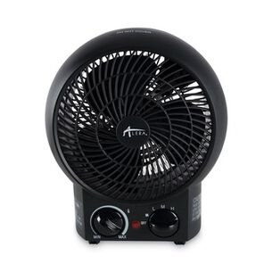  | Alera 1500 Watts 8.25 in. x 4.37 in. x 9.5 in. Heater Fan - Black