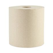 PAPER AND DISPENSERS | Boardwalk 1-Ply 8 in. x 800 ft. Green Xtra Roll Towels - Natural (6 Rolls/Carton)