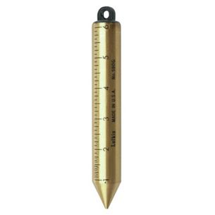  | Lufkin 590GN 20 oz. Inage Solid Brass Cylindrical Blunt Point SAE Plumb Bob
