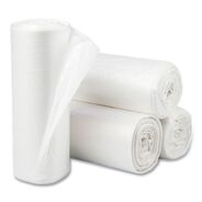 CLEANING AND SANITATION | Inteplast Group S386012N 60 Gallon 12 mic 38 in. x 60 in. High-Density Commercial Can Liners - Clear (200/Carton)