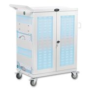 PRODUCTS | Tripp Lite CSC32ACWHG 32 Devices 34.8-in x 21.6-in x 42.3-in UV Sterilization and Charging Cart - White