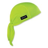 CLOTHING AND GEAR | Ergodyne Chill-Its 6615 One Size Fits Most High-Performance Bandana Doo Rag with Terry Cloth Sweatband - Lime