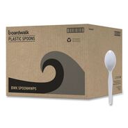 CUTLERY | Boardwalk Mediumweight Polystyrene Cutlery Teaspoon - White (1000/Carton)