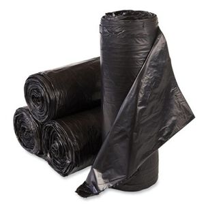 PRODUCTS | Inteplast Group High-Density 60 Gallon 38 in. x 58 in. Commercial Can Liners - Black (150/Carton)