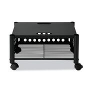 PRODUCTS | Vertiflex 21.5 in. x 17.88 in. x 11.5 in. 90 lbs. Capacity 2 Shelves Metal Underdesk Machine Stand - Black