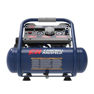 PRODUCTS | Campbell Hausfeld 2 HP 2 Gallon 125 PSI Single Stage Electric Quiet Oil-Free Portable Air Compressor