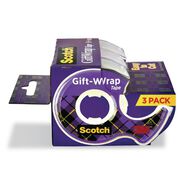 TAPES | Scotch 0.75 in. x 300 in. Gift Wrap Tape with Dispenser - Transparent
