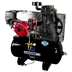 STATIONARY AIR COMPRESSORS | Industrial Air 13 HP 30 Gallon Oil-Lube Honda Engine Truck Mount Air Compressor