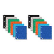 PAPER AND PRINTABLES | Roaring Spring 11 in. x 9 in. 200-Sheets 5-Subject Medium/College Rule Subject Wirebound Notebook - Assorted Cover Colors (12/Carton)