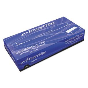PRODUCTS | Bagcraft ArtisanWax 10 in. x 10.75 in. Interfolded Dry Wax Deli Paper - White (500 Sheets/Box, 12 Boxes/Carton)