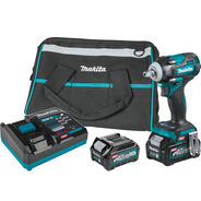 MAKITA XGT | Makita 40V max XGT Brushless Lithium-Ion 1/2 in. Cordless 4-Speed Impact Wrench with Detent Anvil Kit (2.5 Ah)