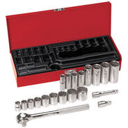 SOCKETS AND RATCHETS | Klein Tools 3/8 in. Drive Socket Wrench Set (20-Piece)