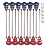 PRODUCTS | Champion Sports 6 Balls/12 Sticks Soft Lacrosse Set (1-Set)