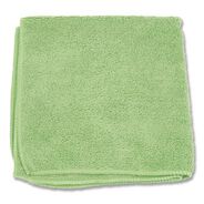 CLEANING CLOTHS | Boardwalk 12 in. x 12 in. Microfiber Cloths - Green (12/Pack)