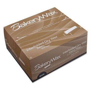 PRODUCTS | Bagcraft BakeryWax 6 in. x 10 3/4 in. Interfolded Dry Wax Bakery Tissue - White (1000/Box, 10 Box/Carton)