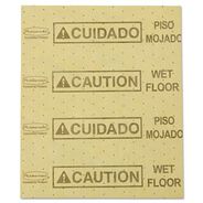 SAFETY EQUIPMENT | Rubbermaid Commercial 16.5 in. x 20 in. 16 oz. Caution Wet Floor Over-the-Spill Pad (22 Sheets/Pack)