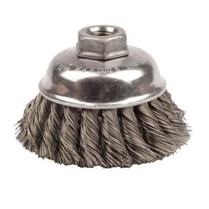 POWER TOOL ACCESSORIES | Weiler 3-1/2 in. Single Row Knot Wire Cup Brush
