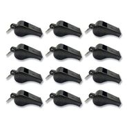 OUTDOOR TOOLS AND EQUIPMENT | Champion Sports Medium Weight Plastic Sports Whistle - Black (1-Dozen)