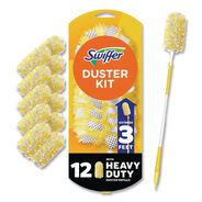 CLEANING TOOLS | Swiffer Heavy Duty 1 Handle with 12 Duster Refills Starter Kit (1 Kit/Carton)