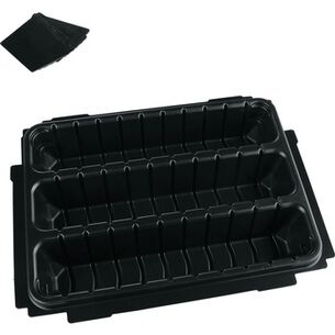 TOOL STORAGE | Makita MAKPAC Interlocking Case 3 Row Insert Tray with 6 Dividers and Foam Lid