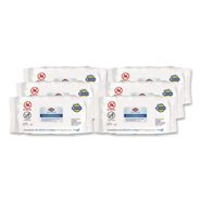 CLEANING AND SANITATION | Clorox Healthcare 6.75 in. x 9 in. 1-Ply Bleach Germicidal Disinfectant Wipes - Unscented/White (6/Carton)