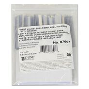 LABELS AND LABEL MAKERS | C-Line 0.5 in. x 3 in. Top Load Self-Adhesive Label Holders - Clear (50/Pack)