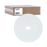 CLEANERS AND CHEMICALS | Boardwalk 21 in. Diameter Polishing Floor Pads - White (5/Carton)