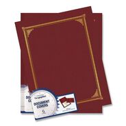 PRODUCTS | Geographics 12.5 in. x 9.75 in. Certificate/Document Cover - Burgundy (6/Pack)